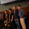 Olena Shevchenko, Anna Berbers, Charlene Liu en Raymond Phang kwamen bijeen voor de bijeenkomst „Negotiating Pinkwashing”